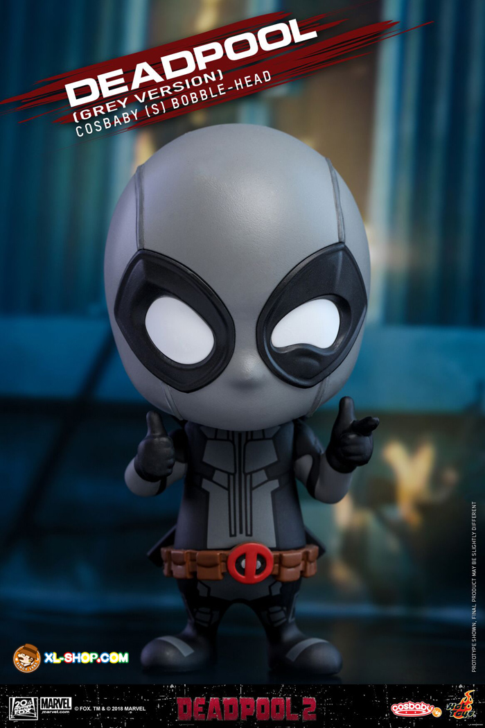 S Bobble-Head Hot Toys COSB511 Deadpool 2 Deadpool Unicorn Riding Cosbaby