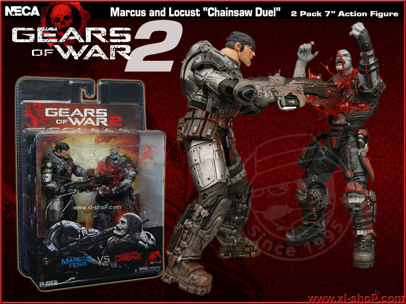 Neca Neca Player Select Gears of War Series 2 Marcus Fenix VS