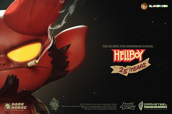 DarkSteel Toys DSC-004 The Hellboy 25th Anniversary Edition Random Vinyl Figure