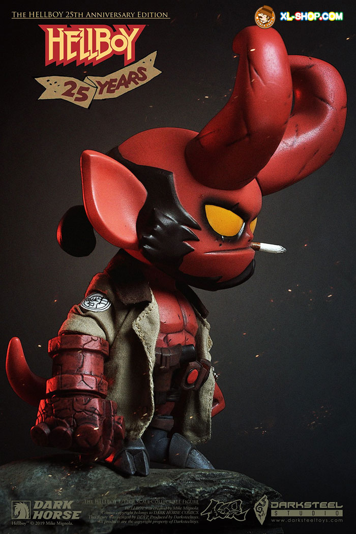 DarkSteel Toys DSC-004 The Hellboy 25th Anniversary Edition Random Vinyl Figure