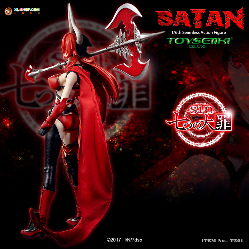 New Toyseiiki Ts01 1//6 The Seven Deadly Sins Satan Action Figure Toy Model Stock