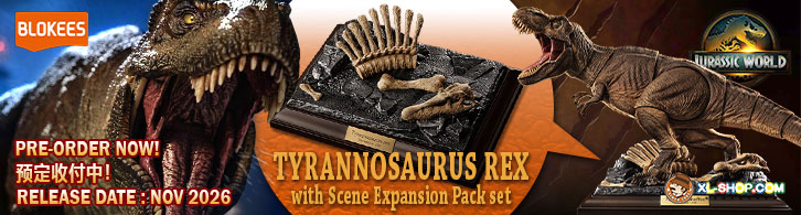 Blokees - 75660 - TL01 + TLS01 JURASSIC WORLD TYRANNOSAURUS REX with Scene Expansion Pack set (Ships NOV, 2026)