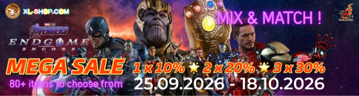 Marvel Avengers: Endgame Encore Mega Sale - 25.09.2026 to 18.10.2026 - Buy 1 x 10%, 2 x 20%, 3 x 30%