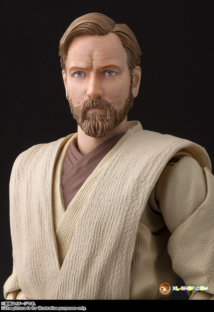Bandai Spirits S.H. Figuarts Obi-Wan Kenobi Star Wars: Action Figure 170mm, PVC E Tessuto, Edizione Collezionabile - 2