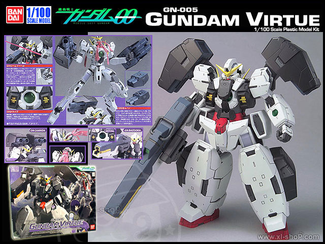 GN-005 GUNDAM VIRTUE 1/100 プラモデル Mobile Suit Gundam 00 GN-005 Gundam Virtue 1/100 Scale Model Kit