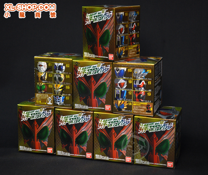 Bandai - Masked Rider Mask Collection Vol.10 (Box of 8)