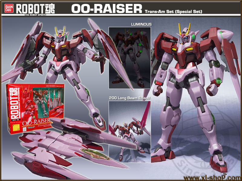 Bandai - ROBOT SPIRIT - Side MS - 00 Gundam & OO-Riser