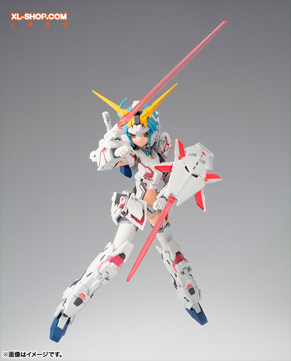 Tamashii Nations Armor Girls Project MS Girl Unicorn Gundam (Completed) - HobbySearch Anime Robot/SFX Store Gundam Metal