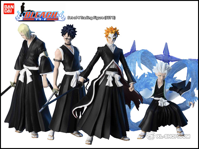 Bandai - Bleach Characters 4 (Set B of 4) Trading Figure