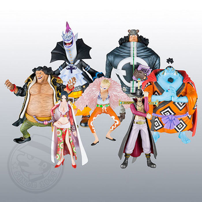 Bandai - One Piece - The Seven Warlords Of The Sea (Set of 7 Trading