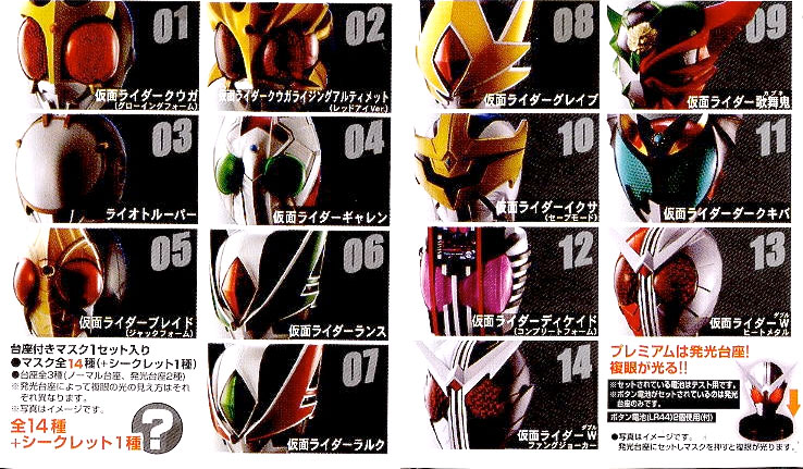 Bandai - Masked Rider Collection VOL.8 (Box of 8)
