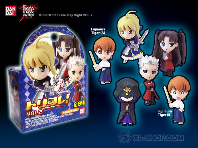 Bandai - Toricolle! / Fate Stay Night Vol. 2 (Set of 5) Trading Figure