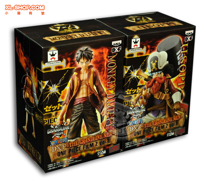 DXF THE GRANDLINE MEN FILM Zセット Banpresto - One Piece DXF The Grandline Men Film Z Vol.1