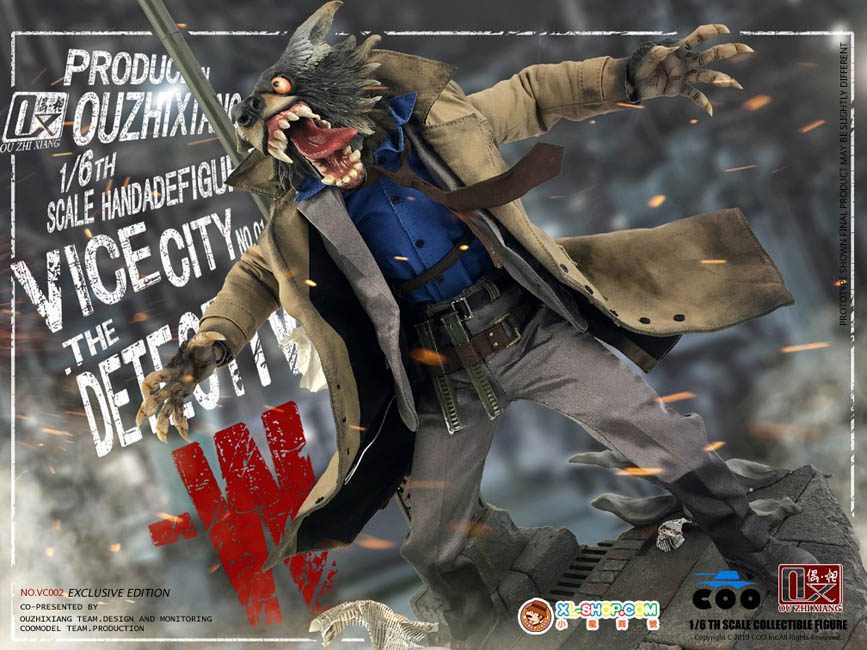 トイガン WA CUSTOM WORKS SCW2006 REMIX DETECTIVE COOMODEL X OUZHIXIANG - VC001 1/6 Vice City - The Detective W