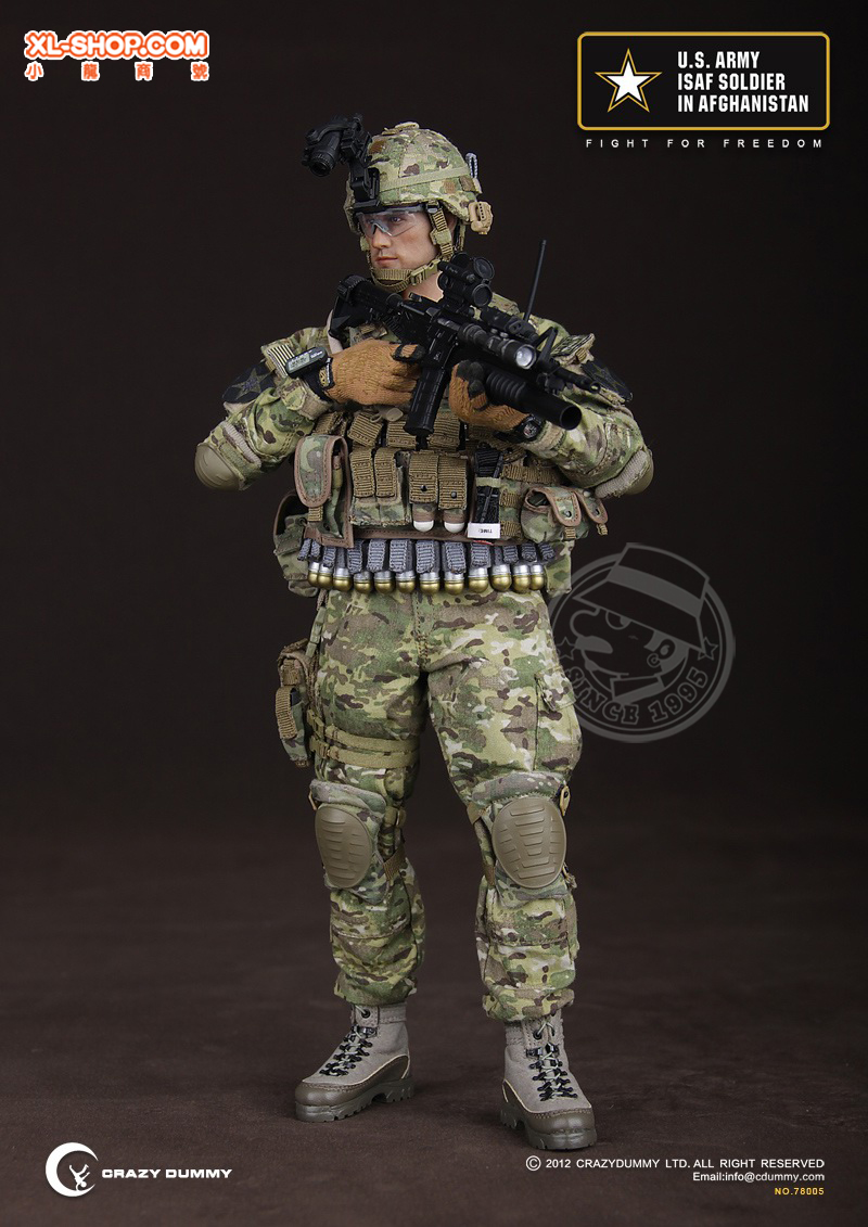 ミリタリー CRAZY DUMMY 1/6 U.S. ARMY US Army ISAF Soldier In Afghanistan Crazy Dummy 1:6 Scale