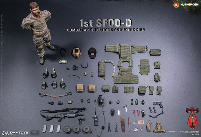 DAMTOYS - 78074 - 1/6 1st SFOD-D Combat Applications Group