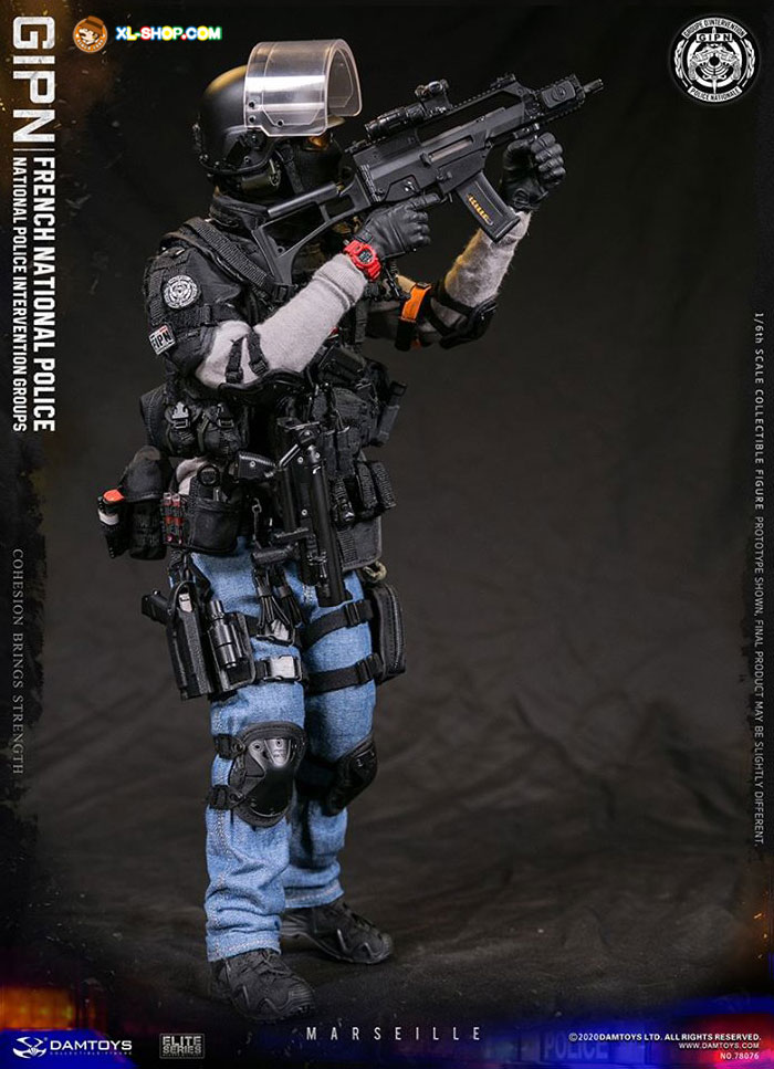 DAMTOYS - 78076 - 1/6 GIPN FRENCH NATIONAL POLICE