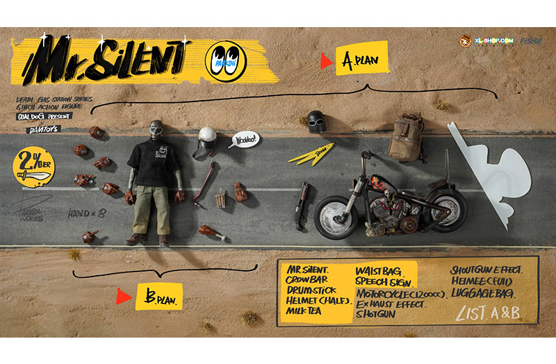 Coaldog x Damtoys - PES038 - D.G.Sseries - 6'' Mr. Silent Deluxe