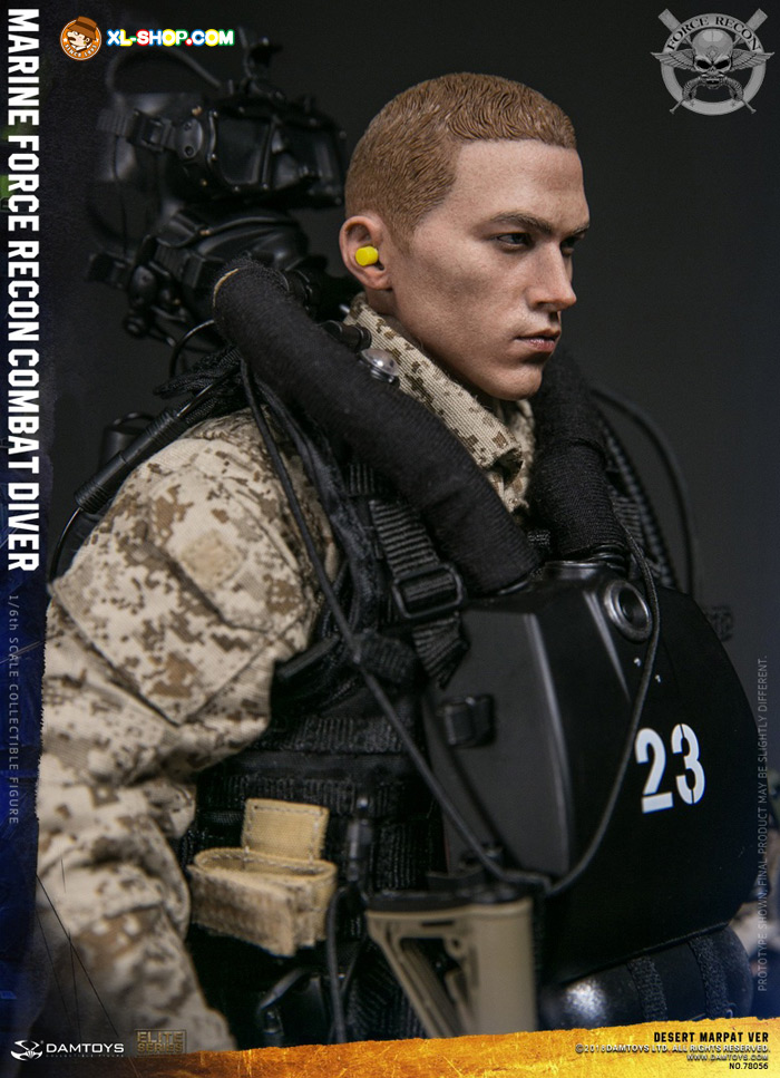 DAM 78056 Marine Force Recon Combat Diver (Desert MARPAT