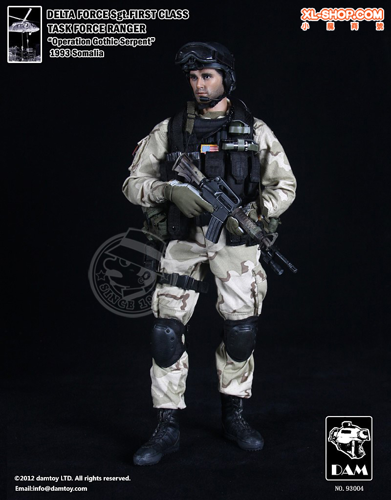 専用1/6 チョーク・リーダー 75th Ranger 1993 ソマリア アメリカ軍 第75レンジャー連隊チョーク・リーダー(モガディシュ