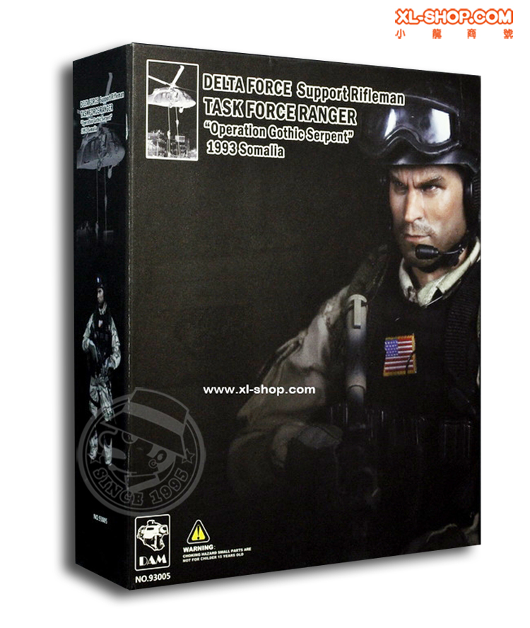 DAMTOYS - Delta Force Support Rifleman -TASK FORCE RANGER