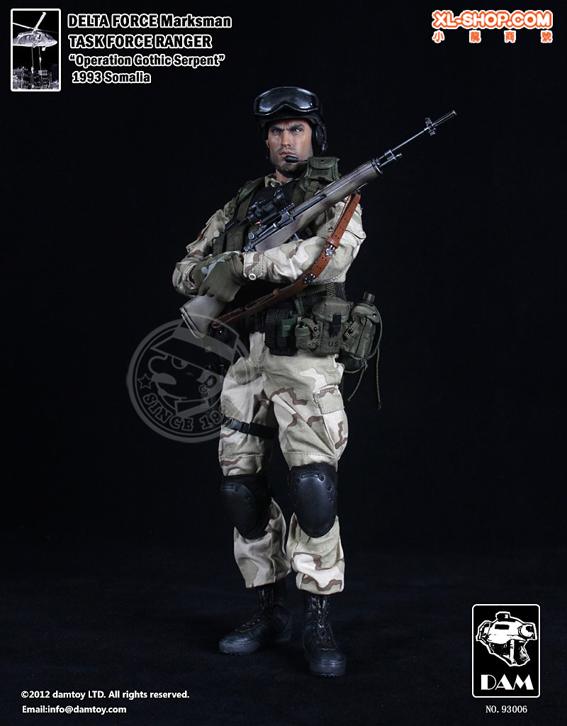 ミリタリー 1/6 TOY SOLDIER DELTA FORCE SOMALIA 1993 1/6 US ARMY DELTA FORCE MOGADISHU OPERATION GOTHIC SERPENT