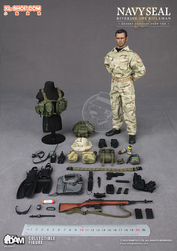DAMTOYS - Navy Seal Riverine OPS Rifleman [Desert DAMTOYS - Navy Seal Riverine OPS Rifleman [Desert