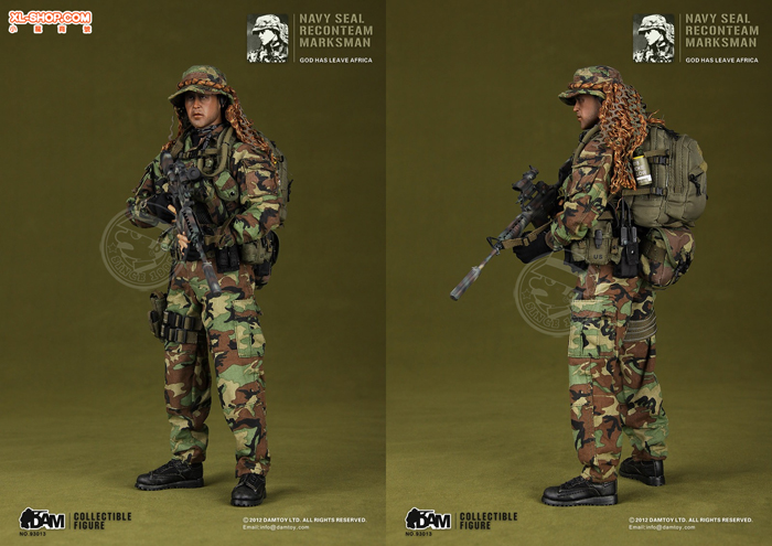 NAVY SEAL RECONTEAM - MARKSMAN Dam Toys - Machinegun