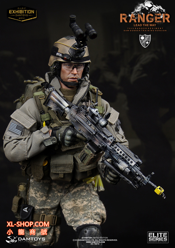 DAMTOYS 1/6 78010 Elite Series US Army 75th Ranger Regiment Saw