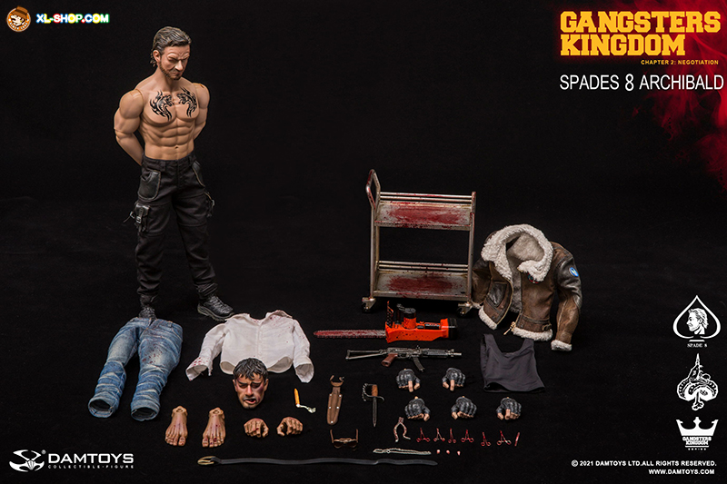 DAMTOYS - GK024 - 1/6 Gangsters Kingdom SPADE 8 ARCHIBALD basic