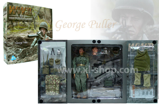 1/6フィギュア　WW2 USMC e Puller DID - WWII - U.S. USMC 1st Marine Regiment - ''George Puller''