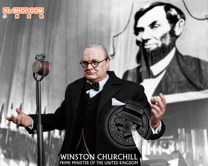 1//6 DID 80090 1//6th WWII British Prime Minister Winston Churchill Figure Model