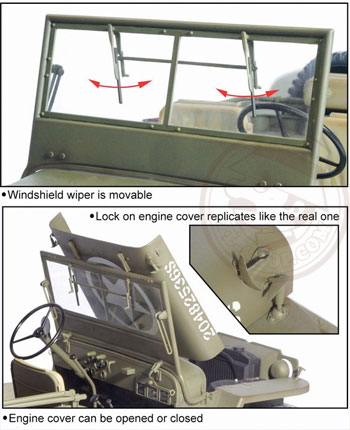 Dragon - 1/6 scale - 1/4 Ton 4x4 Truck model kit