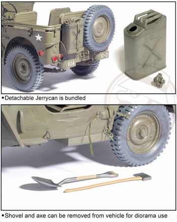 Dragon - 1/6 scale - 1/4 Ton 4x4 Truck model kit