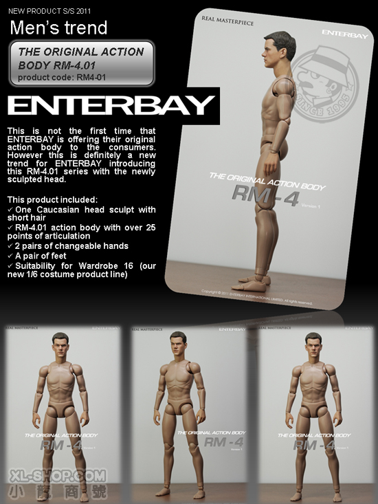 その他 ENTERBAY 1/6 ORIGINAL ACTION BODY RM-4 ETB-RM4body401_03.jpg