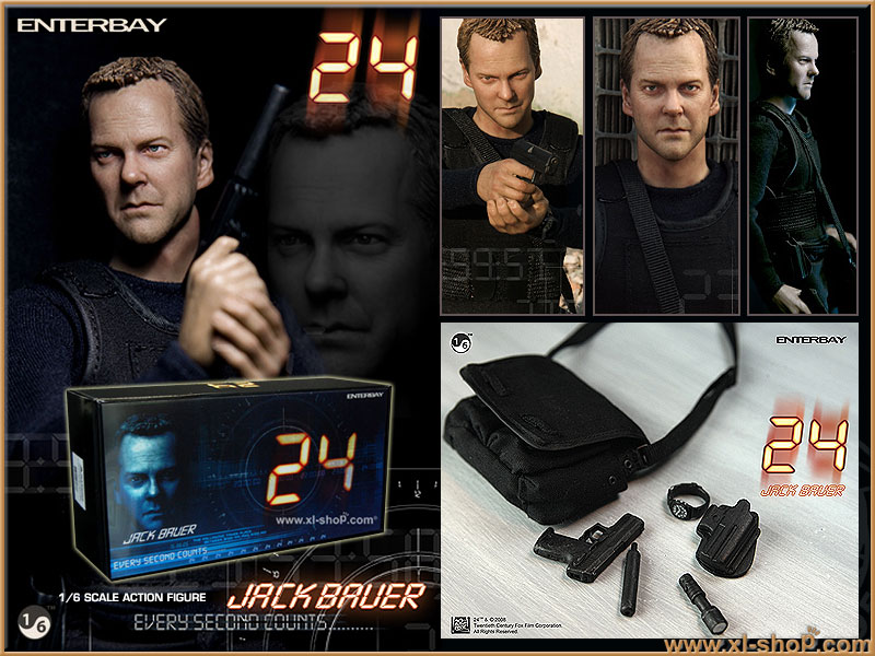 Enterbay Real Masterpiece 24 Hours Jack Bauer the CTU Agent 1/6