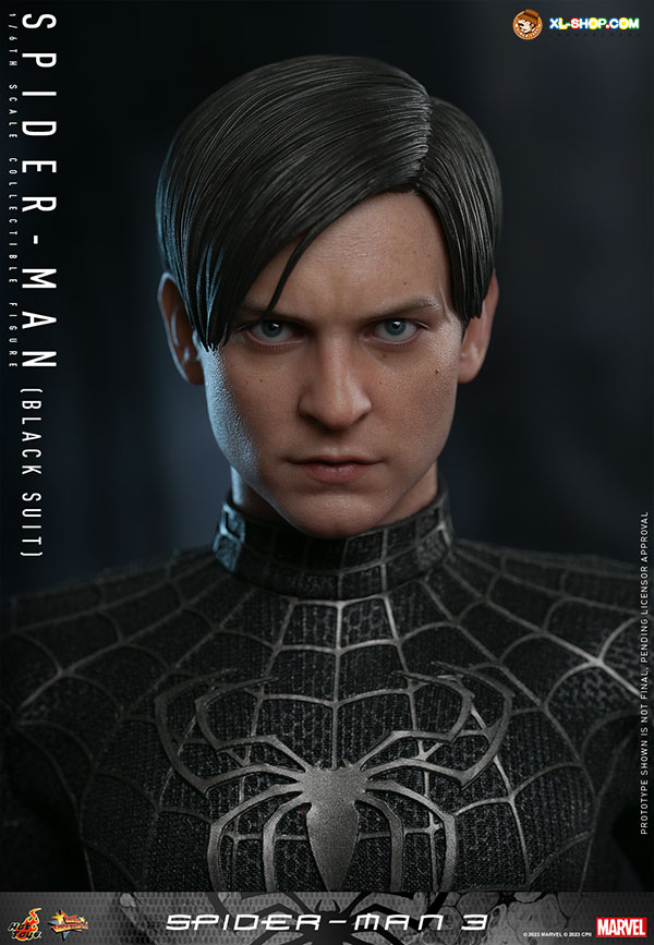 Hot Toys MMS727 SpiderMan 3 1/6th scale SpiderMan (Black Suit