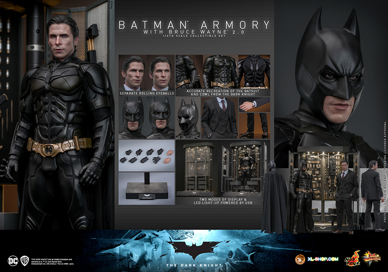 Hot Toys - MMS750 - The Dark Knight - 1/6th scale Batman Hot Toys - MMS750 - The Dark Knight - 1/6th scale Batman