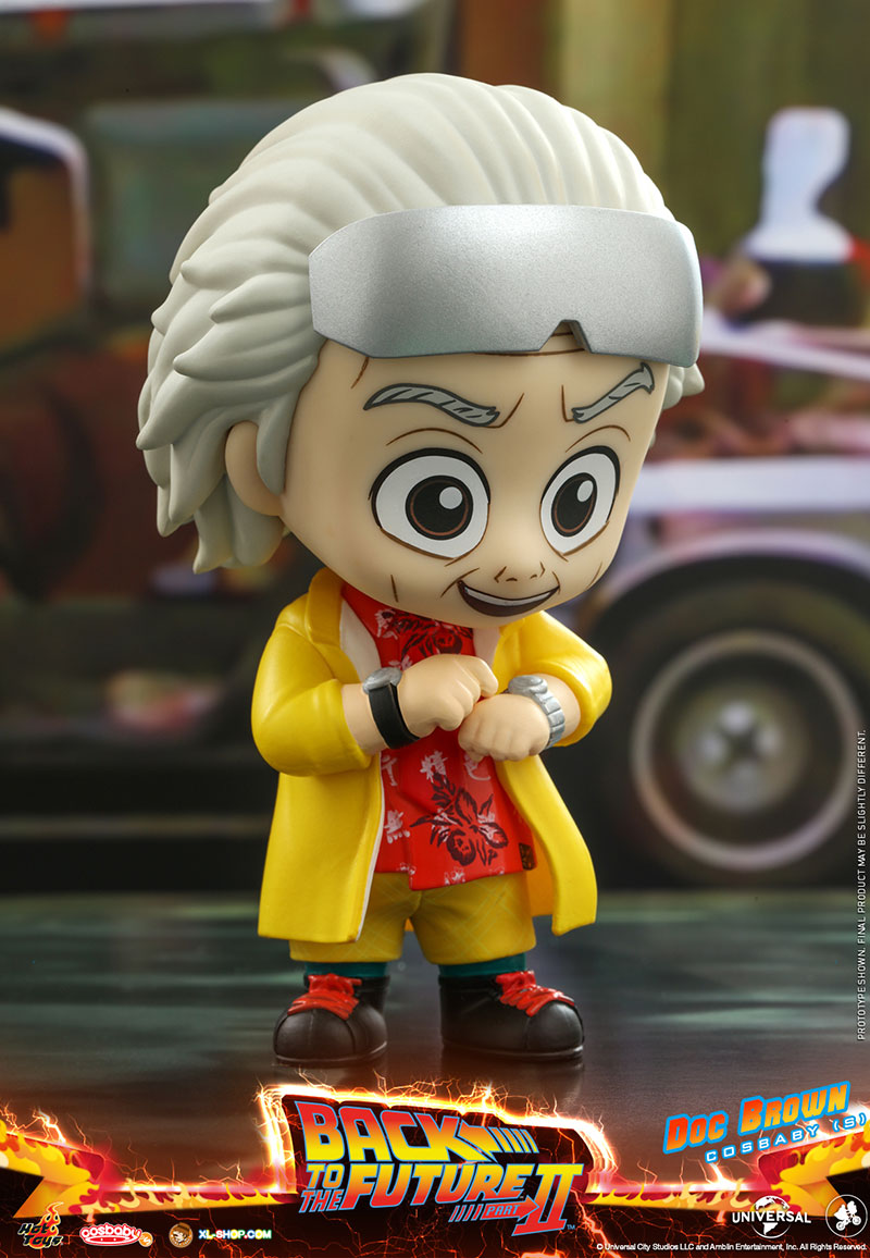 Hot Toys Cosbaby - Marty McFly - Retour Vers Le Futur (neuf, Sous Emballage)