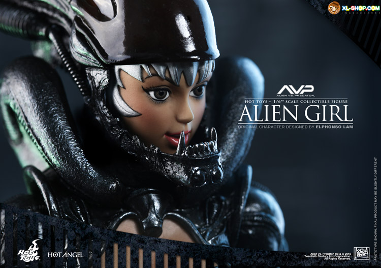 Hot Toys Alien Vs Predator – Hot Angel Series – Alien Girl 1/6 – Figurine De Collection Sous Emballage D’origine
