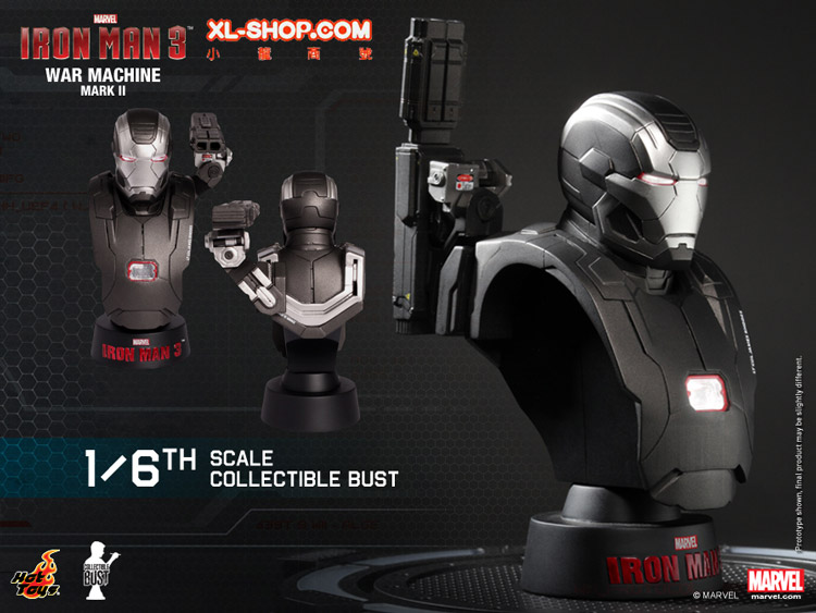 IRON MAN 3 - Busts 1/6 Deluxe Set of 8 Hot Toys HTB14-20
