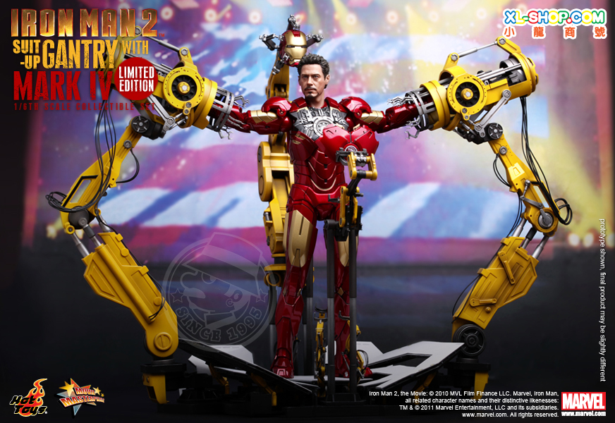 Hot Toys - MMS160 - Iron Man 2: 1/6th scale Suit-Up Gantry