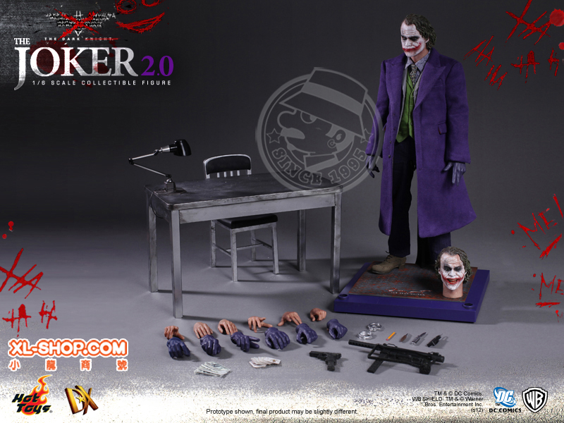 Hot Toys - DX11 - The Dark Knight: 1/6th scale The Joker 2.0