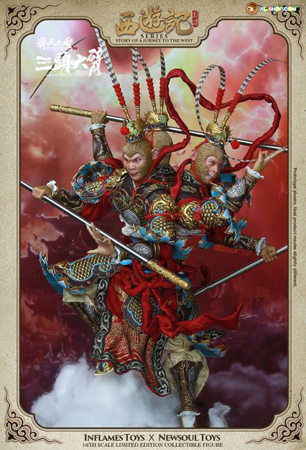 Inflames Toys×NewSoul Toys 1/6 西遊記 三蔵法師 with 白龍馬