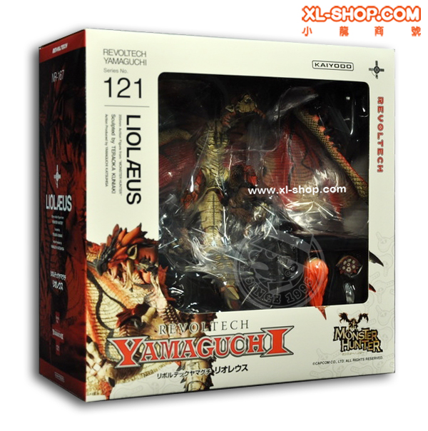 REVO YAMAGUCHI 123 HUNTER & 121 LIOLAEUS MONSTER HUNTER FIGURE