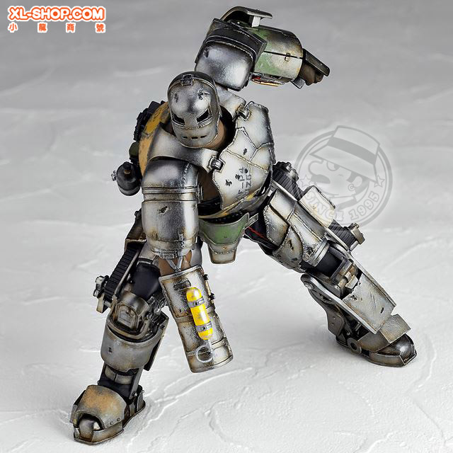 Lot Kaiyodo Revoltech Iron Man - Sci-Fi Revoltech - Modifié, Fonctionne Sur Piles