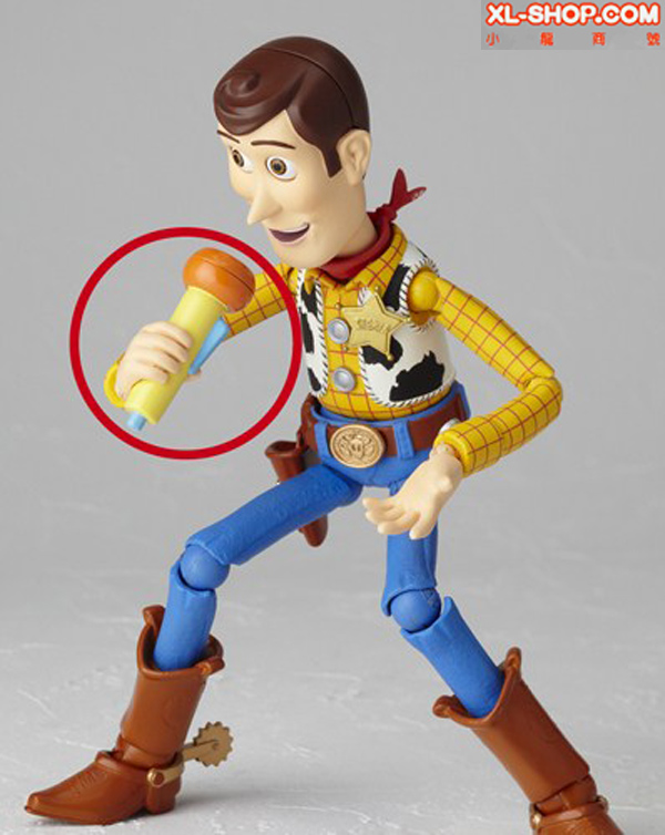 Revoltech No.010 Woody Sepia Version Action Figure – Sci-Fi Tokusatsu Series, Toy Story Collectible 9 thumbnail image