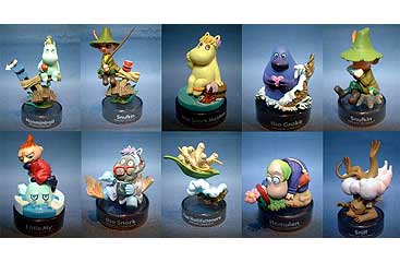 Kaiyodo - Moomin's Lunch Bottle Cap Candy Toys (set of 10)