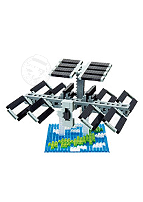 Kawada Nanoblock MicroSized Building Block Space Station