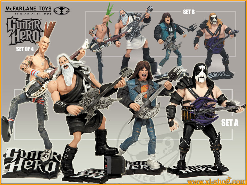 McFarlane Guitar Hero Action Figure (Set of 4)